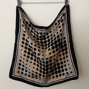 100% silk French square scarf